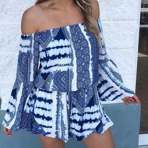 Blue romper